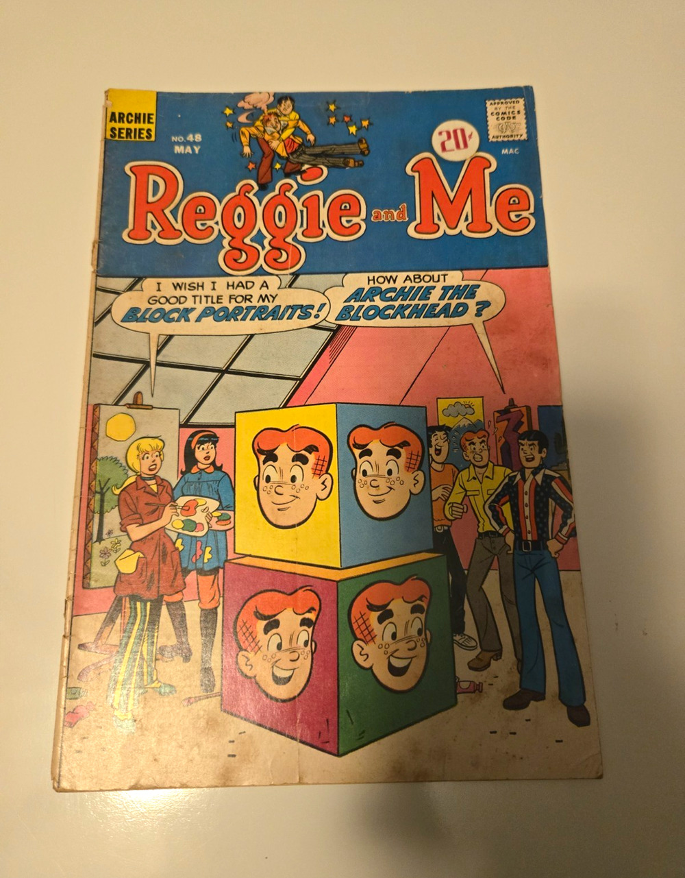 Reggie and Me #48 May 1971 Archie Comics Vintage Bronze Age 20Β’ Cover